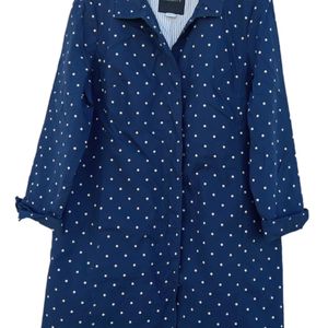 Polka Dot Long Coat