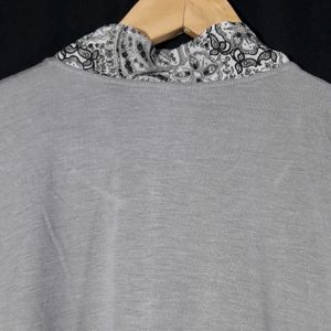 Max Women Grey Top | Bust 38 Lenght 25