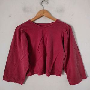 Peach Colour Casual Top (Wom)