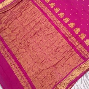 Pure  Gadwal Saree