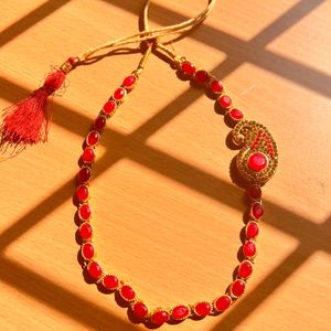 Delicate Ruby Stones Jewellery Piece