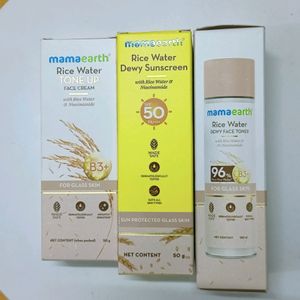 100% New Mamaearth Full Skincare Rice Combo