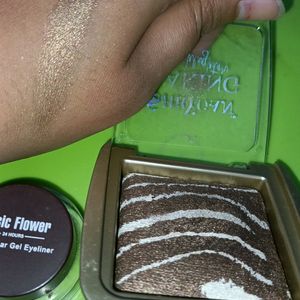 Shryoan Baking Highlighter With Brown Gel Eyeliner