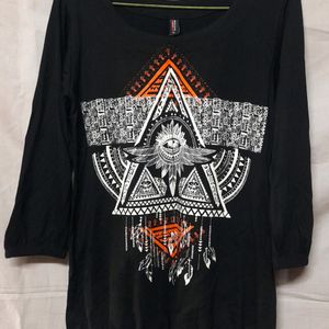 lluminate Afro Design Goth Aesthetic Tshirt Top 🖤