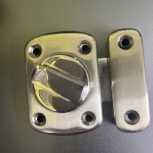 Bathroom Latch Bolt Lock (without Screws)