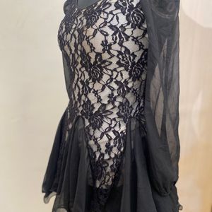 Lace Frill Dress