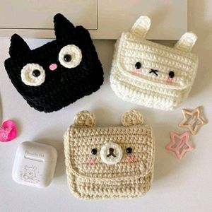 !!RESTOCK!! Crochet Earphone Cases Or Pouch