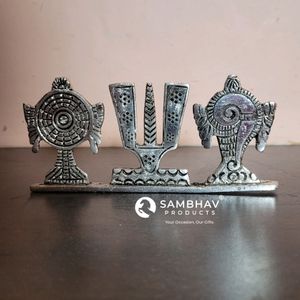 Antique German Silver Shanku Chakra