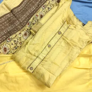 3 Piece Yellow Suit Set