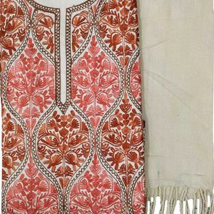 Womens Woollen Kashmiri Embroidery Salwar Suit