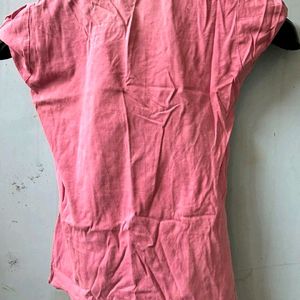 Pink Doll T-shirt For Girls