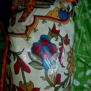 Kalankari Lehanga With Stiched Blouse