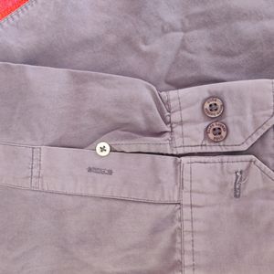 Men Formal Shirt Grey