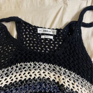 ZARA OVERSIZED CROCHET TOP: 2 Tops