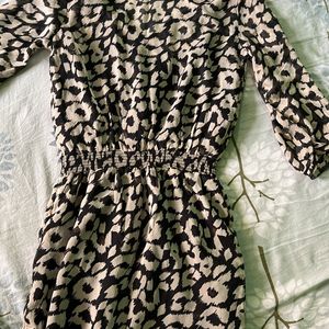 Beautiful Dress In Animal Print