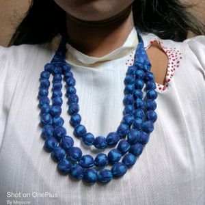 New Indigo lohri necklace