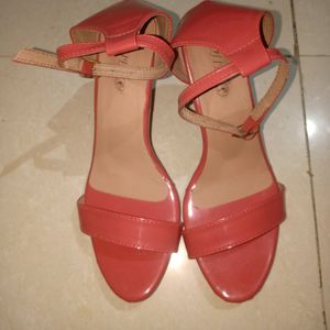 Red Pencil Heels Sandals 👠