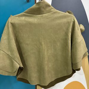 Olive Crop Top