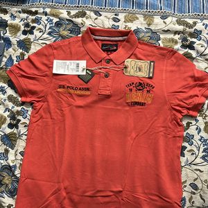 Brand New US Polo Orange T-shirt