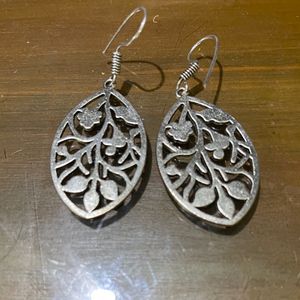 Pure German Silver Earring