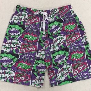 Comic Strip Pyjama Shorts