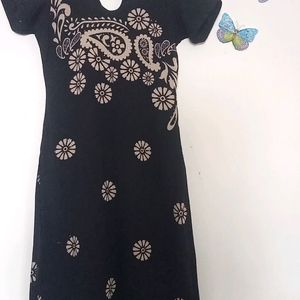 Black Kurti With Design