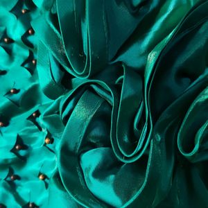 Green Colour Heavy Frock