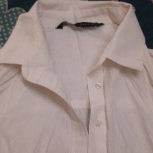 Zara Off White Shirt