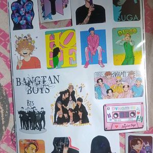 100 BTS Stickers