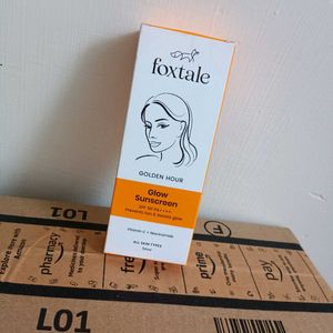 🧡 Foxtale Vit C & Niacinamide Glow Sunscreen🌞