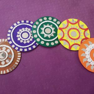 Beautiful Handmade Mandala Coasters