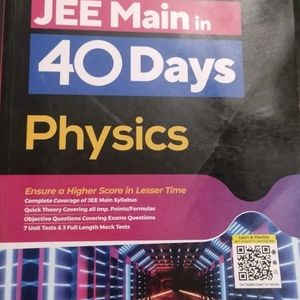 JEE Main In 40 Day Crash Course Program Of Arihant