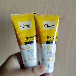 QRAA SUNSCREEN -40 SPF -2 PCS