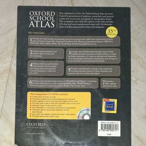 Oxford School Atlas 35th Eddition With CD