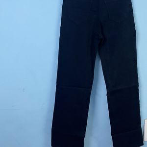 New black straight jeans