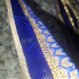 Blue Plus Golden Lace