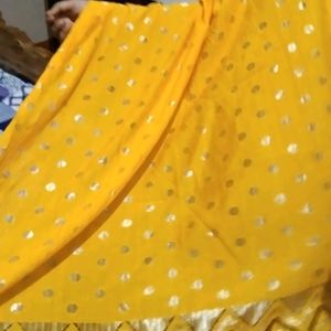 Yellow Beautiful Dupatta