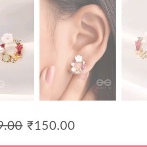 THE ESSENCE OF SPRING - CUTE EMBELLISHED EARRINGS