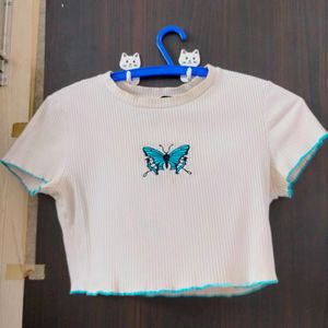 SALE 🛍️ ‼️Aesthetic Butterfly Crop Top 🦋