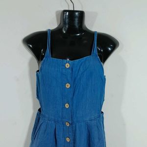 Blue Jumpsuit For Girl's