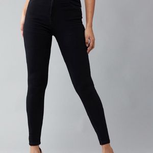 Dark Bold Black High Waist Quality Jean W 28-30