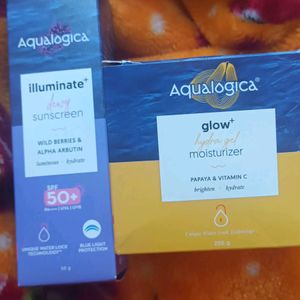 Combo Of Aqualogica Sunscreen And Moisturizer