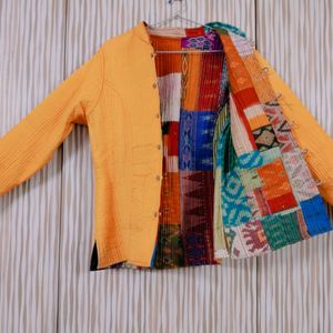 New 2 Sided Jaipuri Quilted Jacket