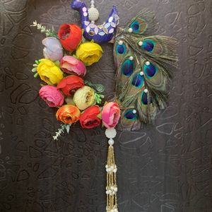 Handmade Peacock Wall Hanging