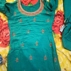 Cotton Suit Set With Dupatta