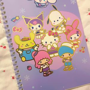 Hello Kitty Gold Foiled Cute Notebook🩷‼️