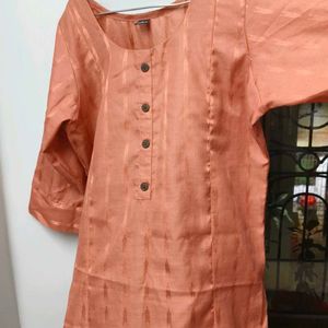 Kurta For Daily Use (Peach Color)