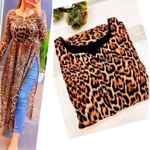 Leopard Tiger Print Kurti