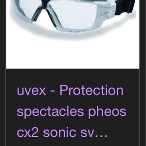 Uvex Safety Goggles For Bikers & Heavy Duty Worker