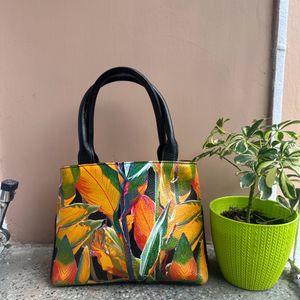 Trendy Multi Color Leather Bag